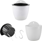 Homend 7 Pack Self Watering Hanging Planters, L Size, Suitable - Image 3