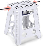 Delxo 16 Inch Folding Step Stool, Portable Collapsible Step Stool by Delxo