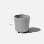 Veradek Round Lima Plastic Planter Pots - Image 3