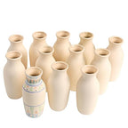 Colorations Decorative Ceramic Vases, Unfinished, Coated Inside, Ready to - Image 3