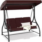 3-Seat Outdoor Patio Swing Glider by FUNGYARD