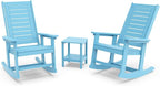 GREENVINES Outdoor Rocking Chair Set | 3-Piece | 2 Rocking Chairs by GreenVines