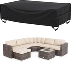Velway Patio Furniture Cover Outdoor Waterproof Rectangular Patio Table Chair by Velway