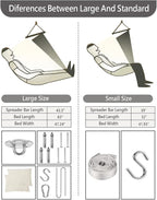 XXL Hammock Chair Hanging Rope Swing - Image 5