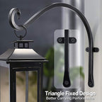 Qiang Ni Bird Feeder Hanger: 12-Inch Wall-Mounted Plant Bracket Outdoor - Image 7
