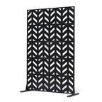 VEVOR Metal Privacy Screen, Outdoor Privacy Screens 5-Panel, Freestanding by VEVOR