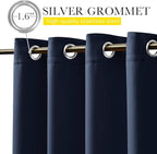 NICETOWN 2 Panels Weighted Outdoor Curtains - Image 3
