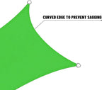 LOVE STORY Rectangle 4'x4' Waterproof Sun Shade Sail Canopy UV Block - Image 7
