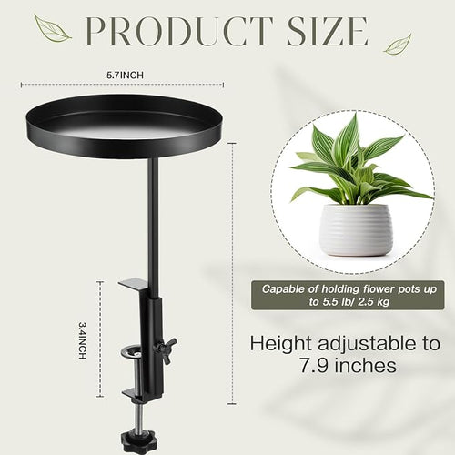 4 Pcs Window Sill Plant Shelf 5.7''D x 12.4''H Adjustable Window Shelf - Image 2