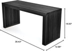 Bamboo Dining Bench, 35 inch Farmhouse Decor Indoor Kitchen Table Bench - Image 3