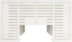 SAFAVIEH Outdoor Collection Monterey White Wash 3-Shelf Patio Bar Table - Image 7