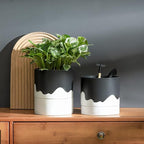 Nihow Self Watering Plant Pot: 6 Inch Ceramic Planter - Image 6