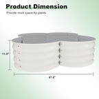 Garvee 2 Pack Galvanized Raised Garden Bed, Outdoor Planter Box - Image 7