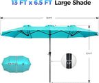 SUPERJARE 13FT Outdoor Umbrella - Image 7