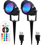 TOVEENEN Color LED Outdoor Landscape Spotlight - 120V 12W Waterproof Spot Lights by TOVEENEN