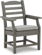 Signature Design by Ashley Visola Outdoor HDPE Dining Chair Set of 2, Durable by SignatureDesignbyAshley