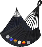 Double Hammock 2 Person Extra Large 330X150cm Load Capacity 600Pound Canvas by GOCAN