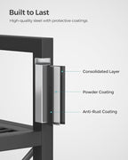 SONGMICS 5-Tier Metal Storage Rack, Shelving Unit - Image 5