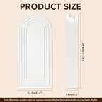 2 Pack Wooden Wall Vase Set, Boho Hanging Planter - Image 7