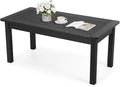 Stoog Outdoor Coffee Table, All-Weather Poly Lumber Patio Side Table, Rectangle by Stoog