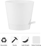 FaithLand 2-Pack 8 Inch Planter Pots - Image 4