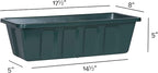 Root & Vessel, Poly-Pro Plastic Flower Box Planter, Hunter Green - Image 3