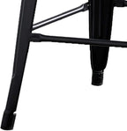 AC Pacific 24” Metal Barstool Set of 2 – Country Rustic Style - Image 8