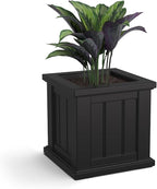 Mayne Cape Cod 14-Inch Square Planter – Self-Watering, Weather-Resistant Planter by Mayne