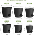 7/6.5/6/5.5/5/4 inch Self Watering Pots - Image 2