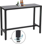 Outdoor Bar Table, Patio Console Pub Height Tables - Image 7
