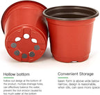 JERIA 100-Pack 4 Inch Plastic Plant Nursery Pots Come - Image 4