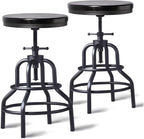 LOKKHAN Vintage Industrial Bar Stool by LOKKHAN