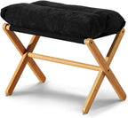 Ottoman Foot Rest- Bamboo Foldable Stool, Foot Stools Small Ottman by Baveke