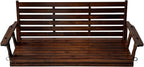 Wooden Porch Swing, Ergonomic Seat, Bench Swing - Image 7