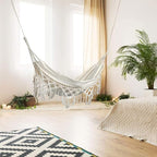 Hammock Brazilian Double Hammocks Soft Comfortable Fabric Cotton Canvas Hanging - Image 9