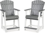 Signature Design by Ashley Outdoor Transville HDPE Patio Barstool by SignatureDesignbyAshley