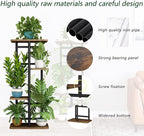 LINZINAR Plant Stand Indoor 4 Tier 5 Potted Multiple Plant Shelf Stands - Image 5