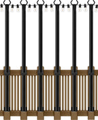 AILBTON 6 Pack 5Ft String Light Poles, Light Poles by AILBTON