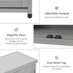 Outdoor Storage Cabinet & Potting Bench Table - Image 4