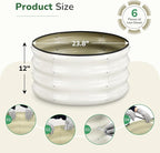 GreatBuddy 2x2x1 ft Round Galvanized Raised Garden Bed, Easy-Assembly Raised Bed - Image 3