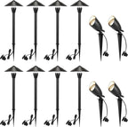 LUTEC 12V Low Voltage Landscape Lighting, Die-cast Aluminum Spot Lights by LUTEC