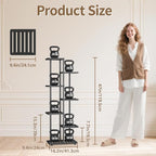 LASZOLA 6 Tier Plant Stand Indoors Outdoors - Image 2