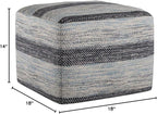 SIMPLIHOME Clay Square Pouf - Image 10