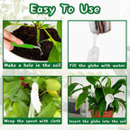 20 PCS Clear Plant Watering Globes, Plastic Self-Watering Bulbs, Self Watering - Image 4
