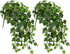 Hollyone 2pcs Artificial Hanging Plants 24" Fake Ivy Vine Faux Ivy Leaves by Hollyone