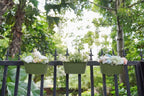 Dahey 10.5 Inch Metal Iron Hanging Flower Pots - Image 4