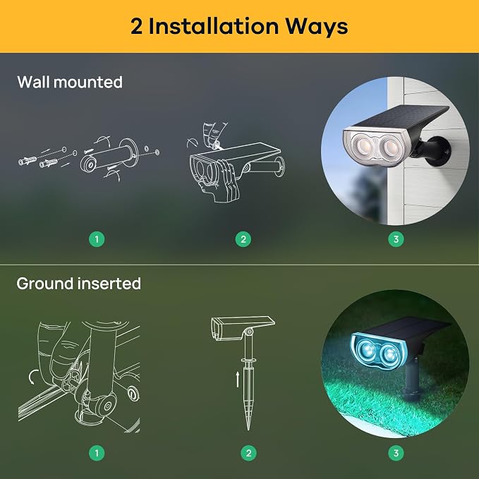 Linkind Solar Lights Outdoor StarRayS, Color Changing Solar Spot Lights - Image 5