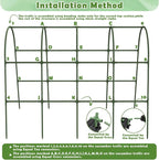 Cucumber Trellis for Raised Bed, Large Size Garden Arch Trellis for Climbing - Image 7