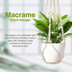 Macrame Plant Hanger Indoor Set of 4 - Image 2