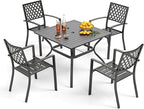 PHI VILLA 5 Pieces Outdoor Dining Set by PHIVILLAThepioneerofcomfortablehouseholdsupplies